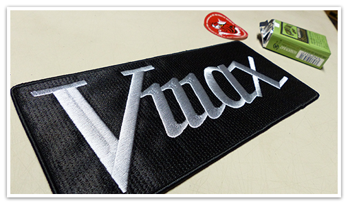 Vmaxの刺繍モノ